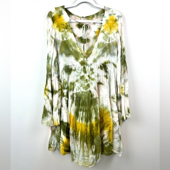 Young Fabulous & Broke Rosa Mini Dress Olive XS NWT - Picture 3 of 12